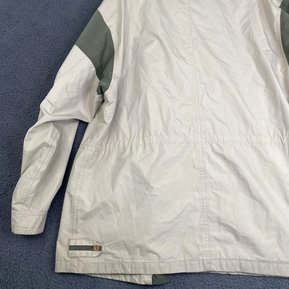 Vintage Early Winters Jacket Mens XL Khaki Gore-Tex Parka Field Coat Hiking 80s